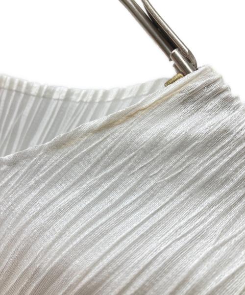 PLEATS PLEASE（プリーツプリーズ）PLEATS PLEASE (プリーツプリーズ) プリーツ半袖カットソー ホワイト サイズ:3の古着・服飾アイテム