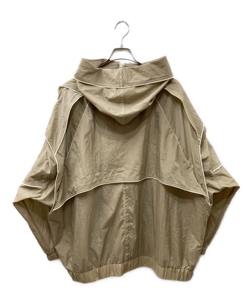 BALMUNG（バルムング）BALMUNG (バルムング) 重ねハイネックビッグパーカー ベージュ サイズ:不明（タグなし）の古着・服飾アイテム