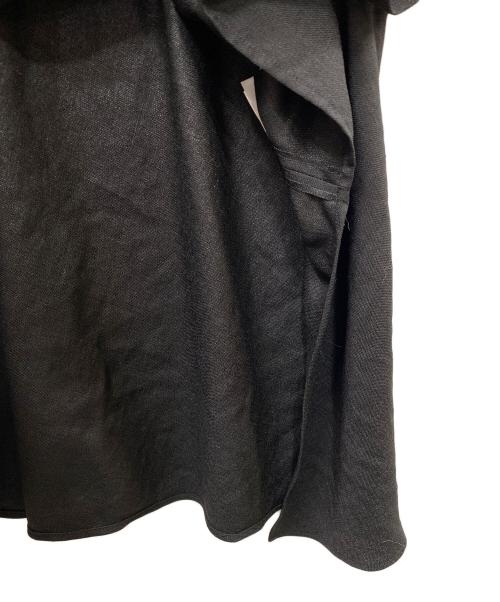 ENFOLD（エンフォルド）ENFOLD (エンフォルド) VEST DOCKING SHIRT ブラック サイズ:SIZE 38の古着・服飾アイテム