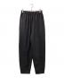 ENFOLD (エンフォルド) DRAPE TAPERED-TROUSERS ブラック サイズ:SIZE 38：10000円