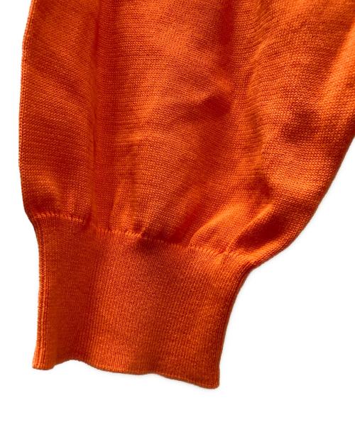 ENFOLD（エンフォルド）ENFOLD (エンフォルド) WAVE DRAPE CARDIGAN カーディガン オレンジ サイズ:38 未使用品の古着・服飾アイテム