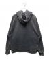 ACNE STUDIOS (アクネ ストゥディオズ) ロゴプリントプルオーバーフーディ ブラック×ホワイト サイズ:M：11000円