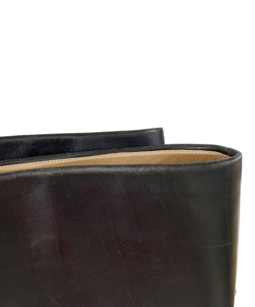 CHANEL（シャネル）CHANEL (シャネル) ココマーク チャンキーヒールレザーロングブーツ ブラック サイズ:39Cの古着・服飾アイテム