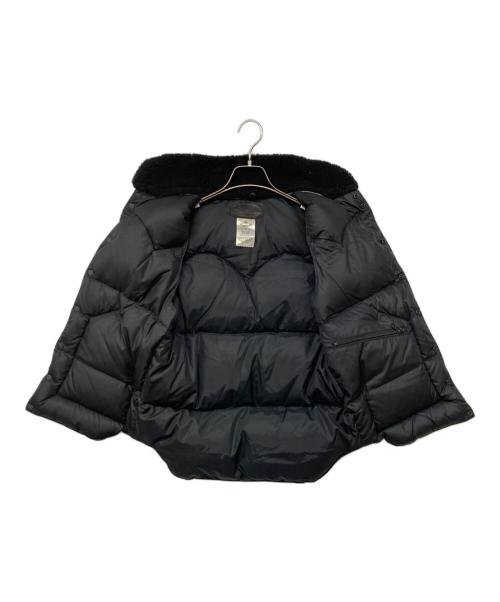 RockyMountainFeatherBed（ロッキーマウンテンフェザーベッド）RockyMountainFeatherBed (ロッキーマウンテンフェザーベッド) CHRISTY VEST レザーヨークダウンベスト ブラック サイズ:38の古着・服飾アイテム