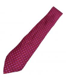 HERMES（エルメス）の古着「Hロゴネクタイ」｜ピンク