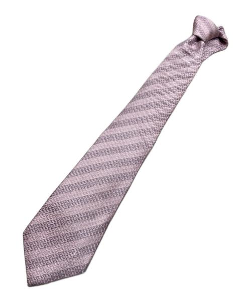 LOUIS VUITTON（ルイ ヴィトン）LOUIS VUITTON (ルイ ヴィトン) 総柄ネクタイ ピンク サイズ:OneSizeの古着・服飾アイテム