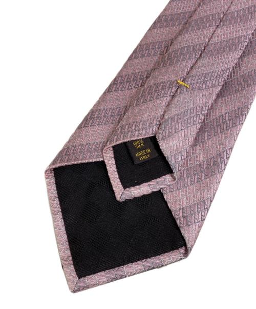 LOUIS VUITTON（ルイ ヴィトン）LOUIS VUITTON (ルイ ヴィトン) 総柄ネクタイ ピンク サイズ:OneSizeの古着・服飾アイテム