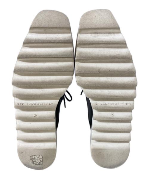 STELLA McCARTNEY（ステラマッカートニー）STELLA McCARTNEY (ステラマッカートニー) 厚底レザーシューズ ブラック×ベージュ サイズ:37の古着・服飾アイテム
