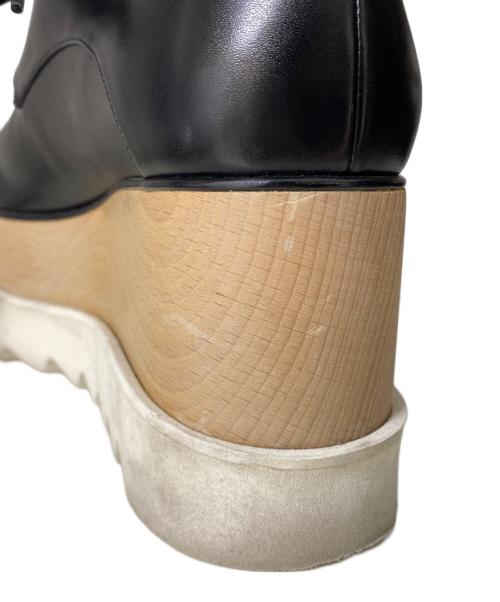 STELLA McCARTNEY（ステラマッカートニー）STELLA McCARTNEY (ステラマッカートニー) 厚底レザーシューズ ブラック×ベージュ サイズ:37の古着・服飾アイテム