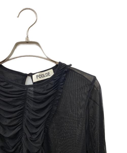 POOLDE（プールデ）POOLDE (プールデ) Skeleton Ribs TOP ブラック サイズ:SIZE Freeの古着・服飾アイテム