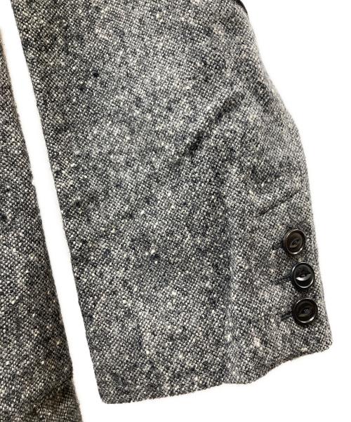 COMME des GARCONS JUNYA WATANABE MAN（コム デ ギャルソン ジュンヤ ワタナベ マン）COMME des GARCONS JUNYA WATANABE MAN (コム デ ギャルソン ジュンヤ ワタナベ マン) ウール混 エルボーパッチ テーラードジャケット グレー サイズ:SIZE Lの古着・服飾アイテム