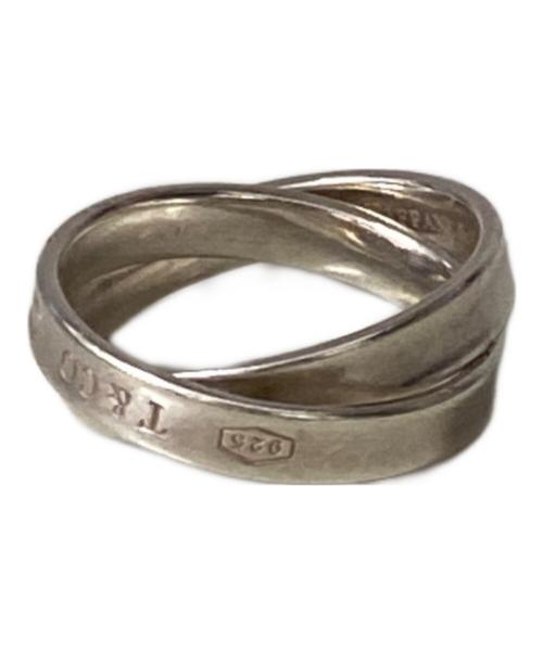 TIFFANY & Co.（ティファニー アンド コー）Tiffany & Co. (ティファニー) 1837 インターロッキング リング 2連 シルバー サイズ:11号の古着・服飾アイテム