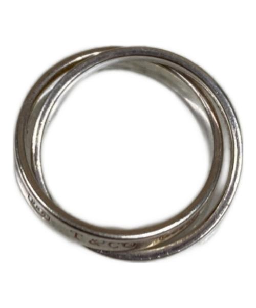 TIFFANY & Co.（ティファニー アンド コー）Tiffany & Co. (ティファニー) 1837 インターロッキング リング 2連 シルバー サイズ:11号の古着・服飾アイテム