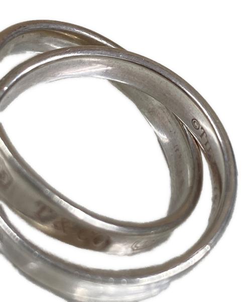 TIFFANY & Co.（ティファニー アンド コー）Tiffany & Co. (ティファニー) 1837 インターロッキング リング 2連 シルバー サイズ:11号の古着・服飾アイテム