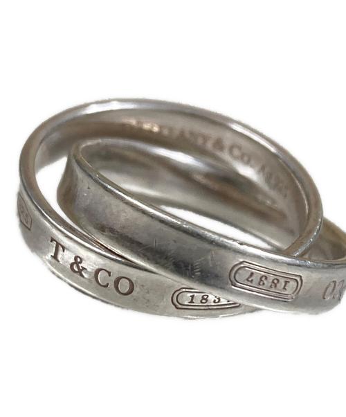 TIFFANY & Co.（ティファニー アンド コー）Tiffany & Co. (ティファニー) 1837 インターロッキング リング 2連 シルバー サイズ:11号の古着・服飾アイテム