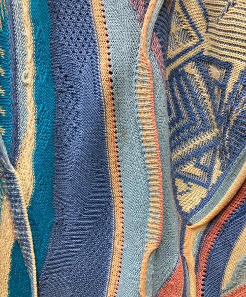 missoni sports（ミッソーニスポーツ）missoni sports (ミッソーニスポーツ) 3Dニット ブルー×ベージュ サイズ:不明(表記無)の古着・服飾アイテム