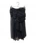 COMME des GARCONS (コムデギャルソン) ポリドット刺繍シフォンスカート ブラック サイズ:S：12000円
