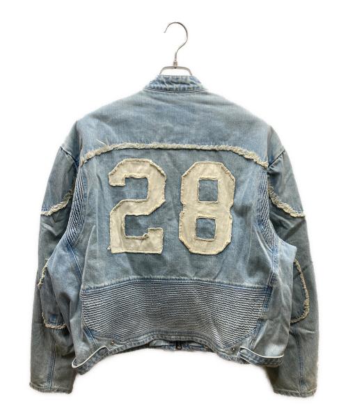 LIBERE（リベーレ）LIBERE (リベーレ) DENIM BIKER JACKET デニムジャケット インディゴ サイズ:3の古着・服飾アイテム