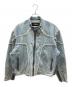 LIBERE（リベーレ）の古着「DENIM BIKER JACKET デニムジャケット」｜インディゴ