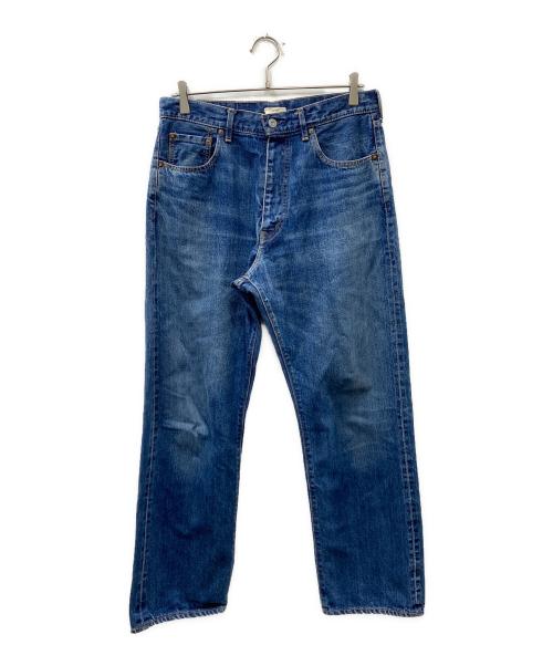 awasa（アワサ）awasa (アワサ) 5ポケット ライトオンス ワイドデニム ブルー サイズ:2の古着・服飾アイテム