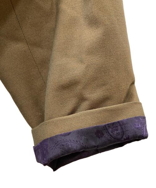 RHODOLIRION（ロドリリオン）RHODOLIRION (ロドリリオン) Oversized Jacket ウール ギャバジン オーバーサイズ ジャケット ブラウン サイズ:０の古着・服飾アイテム