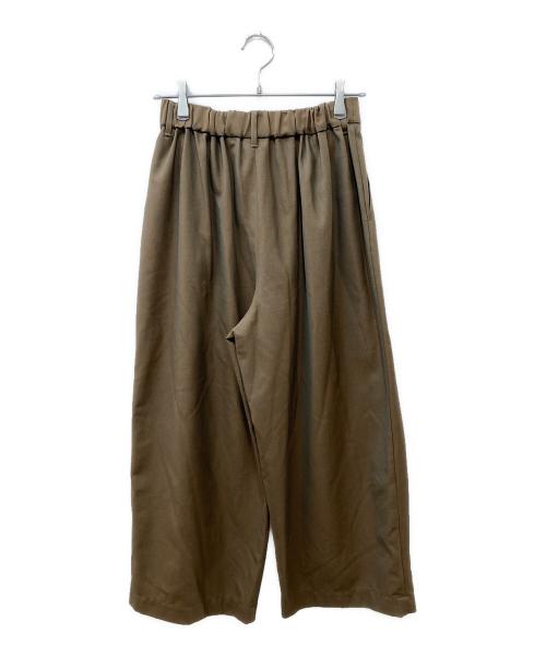 RHODOLIRION（ロドリリオン）RHODOLIRION (ロドリリオン) Tack Baloon Pants ワイドパンツ ブラウンの古着・服飾アイテム