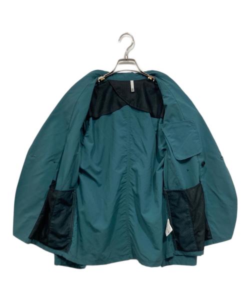 HUMIS（ヒューミス）HUMIS (ヒューミス) ダブルナイロンジャケット グリーン サイズ:Sの古着・服飾アイテム