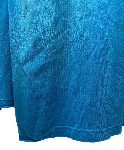 BALENCIAGA（バレンシアガ）BALENCIAGA (バレンシアガ) ヴィンテージクラッシュ加工 ロングスリーブ Tシャツ グリーン サイズ:Lの古着・服飾アイテム