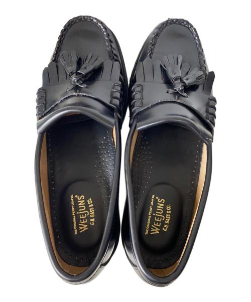 G.H.BASS（ジーエイチバス）G.H.BASS (ジーエイチバス) タッセルローファー ブラック サイズ:7の古着・服飾アイテム