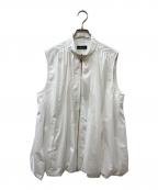 MAISON SPECIALメゾンスペシャル）の古着「Balloon Silhouette Typewriter Tunic」｜ホワイト