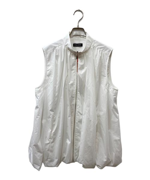 MAISON SPECIAL（メゾンスペシャル）MAISON SPECIAL (メゾンスペシャル) Balloon Silhouette Typewriter Tunic ホワイト サイズ:Freeの古着・服飾アイテム