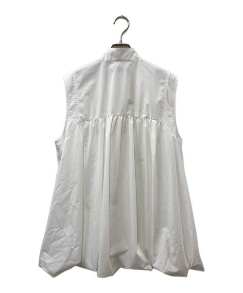 MAISON SPECIAL（メゾンスペシャル）MAISON SPECIAL (メゾンスペシャル) Balloon Silhouette Typewriter Tunic ホワイト サイズ:Freeの古着・服飾アイテム