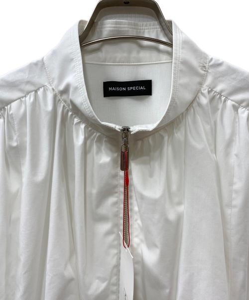 MAISON SPECIAL（メゾンスペシャル）MAISON SPECIAL (メゾンスペシャル) Balloon Silhouette Typewriter Tunic ホワイト サイズ:Freeの古着・服飾アイテム