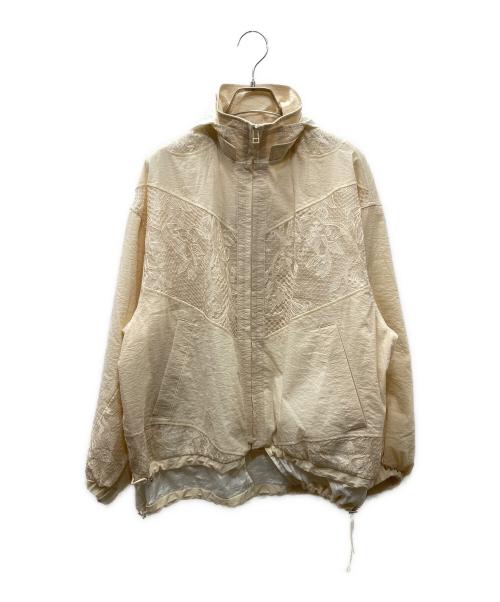 muller of yoshiokubo（ミュラーオブヨシオクボ）muller of yoshiokubo (ミュラーオブヨシオクボ) スチームナイロンブルゾン アイボリー サイズ:36の古着・服飾アイテム