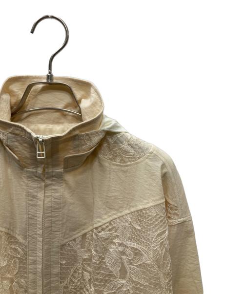 muller of yoshiokubo（ミュラーオブヨシオクボ）muller of yoshiokubo (ミュラーオブヨシオクボ) スチームナイロンブルゾン アイボリー サイズ:36の古着・服飾アイテム