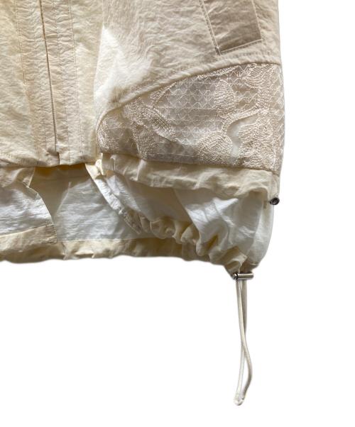 muller of yoshiokubo（ミュラーオブヨシオクボ）muller of yoshiokubo (ミュラーオブヨシオクボ) スチームナイロンブルゾン アイボリー サイズ:36の古着・服飾アイテム