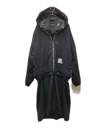 Maison MIHARA YASUHIRO（メゾン ミハラ ヤスヒロ）の古着「24AW cotton day dress スリーレイヤードドレス」｜ブラック