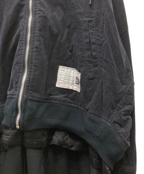 Maison MIHARA YASUHIRO（メゾン ミハラ ヤスヒロ）Maison MIHARA YASUHIRO (メゾン ミハラ ヤスヒロ) 24AW cotton day dress スリーレイヤードドレス ブラック サイズ:38の古着・服飾アイテム