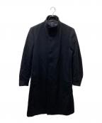 GUCCIグッチ）の古着「ウールカシミアスタンドカラーコート」｜ブラック