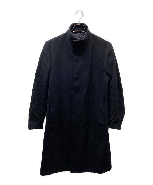 GUCCI（グッチ）GUCCI (グッチ) ウールカシミアスタンドカラーコート ブラック サイズ:46の古着・服飾アイテム