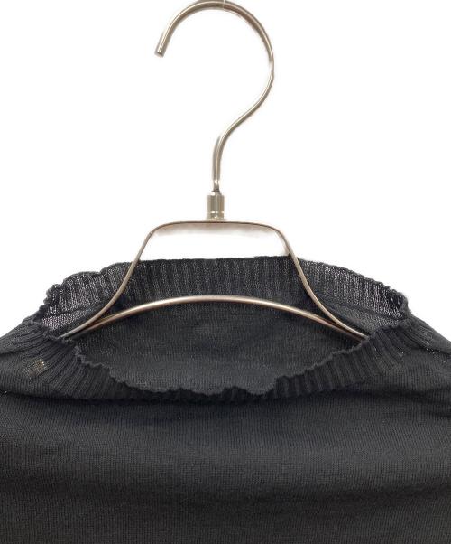 RICK OWENS（リックオウエンス）RICK OWENS (リックオウエンス) 17ss モックネックL/Sニット ブラック サイズ:Lの古着・服飾アイテム