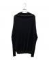 RICK OWENS（リックオウエンス）の古着「17ss モックネックL/Sニット」｜ブラック