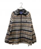 COMME des GARCONS JUNYA WATANABE MAN×JAMIROQUAIコムデギャルソンジュンヤワタナベマン×ジャミロクワイ）の古着「テクスチャードシャツジャケット」｜ブラウン×グレー