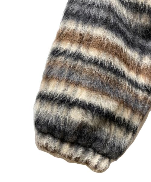 COMME des GARCONS JUNYA WATANABE MAN（コムデギャルソンジュンヤワタナベマン）COMME des GARCONS JUNYA WATANABE MAN (コム デ ギャルソン ジュンヤ ワタナベ マン) JAMIROQUAI (ジャミロクワイ) テクスチャードシャツジャケット ブラウン×グレー サイズ:Sの古着・服飾アイテム