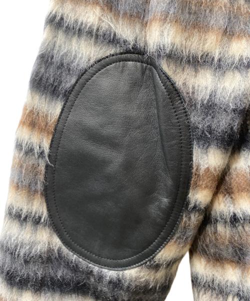 COMME des GARCONS JUNYA WATANABE MAN（コムデギャルソンジュンヤワタナベマン）COMME des GARCONS JUNYA WATANABE MAN (コム デ ギャルソン ジュンヤ ワタナベ マン) JAMIROQUAI (ジャミロクワイ) テクスチャードシャツジャケット ブラウン×グレー サイズ:Sの古着・服飾アイテム