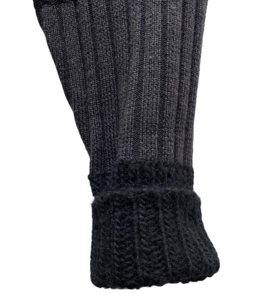 UNDERCOVER（アンダーカバー）UNDERCOVER (アンダーカバー) 19AW 編地替配色ハイネックニット ブラック×グレー サイズ:SIZE 3の古着・服飾アイテム