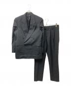 LARDINIラルディーニ）の古着「ダブルブレストセットアップスーツ」｜ブラック