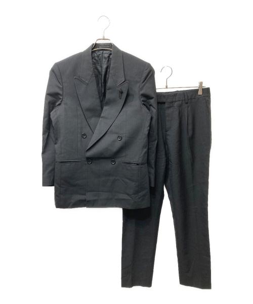 LARDINI（ラルディーニ）LARDINI (ラルディーニ) ダブルブレストセットアップスーツ ブラック サイズ:44の古着・服飾アイテム