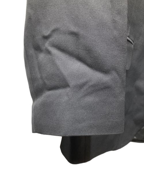 LARDINI（ラルディーニ）LARDINI (ラルディーニ) ウールシルク ノーカラージャケット ブラック サイズ:44の古着・服飾アイテム