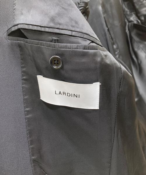 LARDINI（ラルディーニ）LARDINI (ラルディーニ) ウールシルク ノーカラージャケット ブラック サイズ:44の古着・服飾アイテム